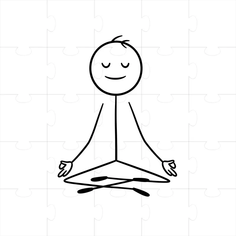 Minimalist Stick Figure Drawings