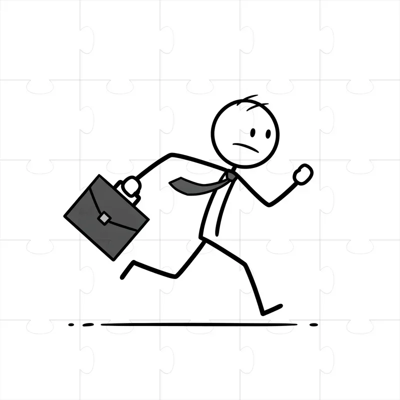 Minimalist Stick Figure Drawings