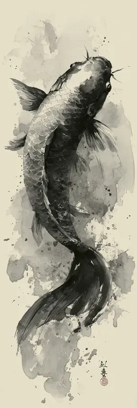 Minimal Japanese Ink Wash Bookmarks