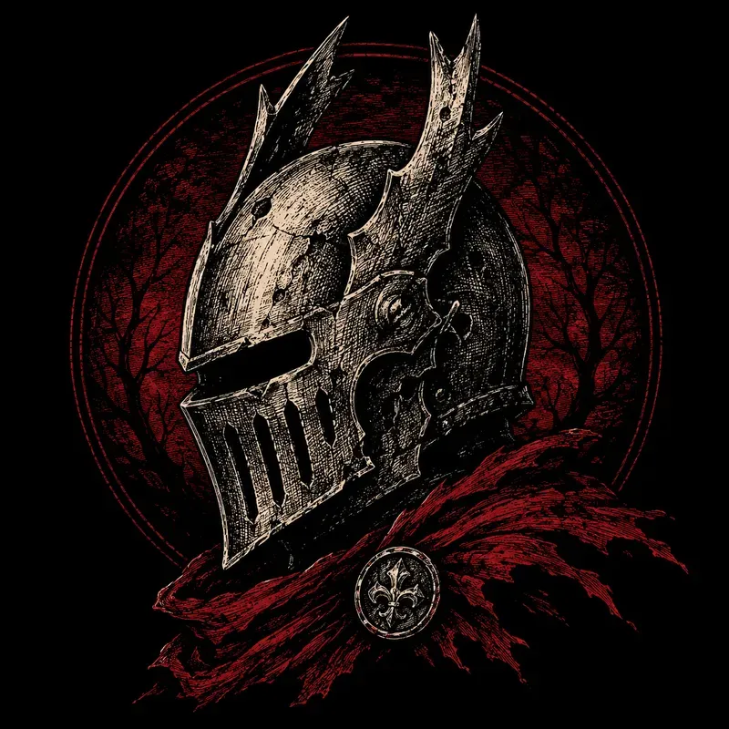 Dark Fantasy Woodcut Illustrations