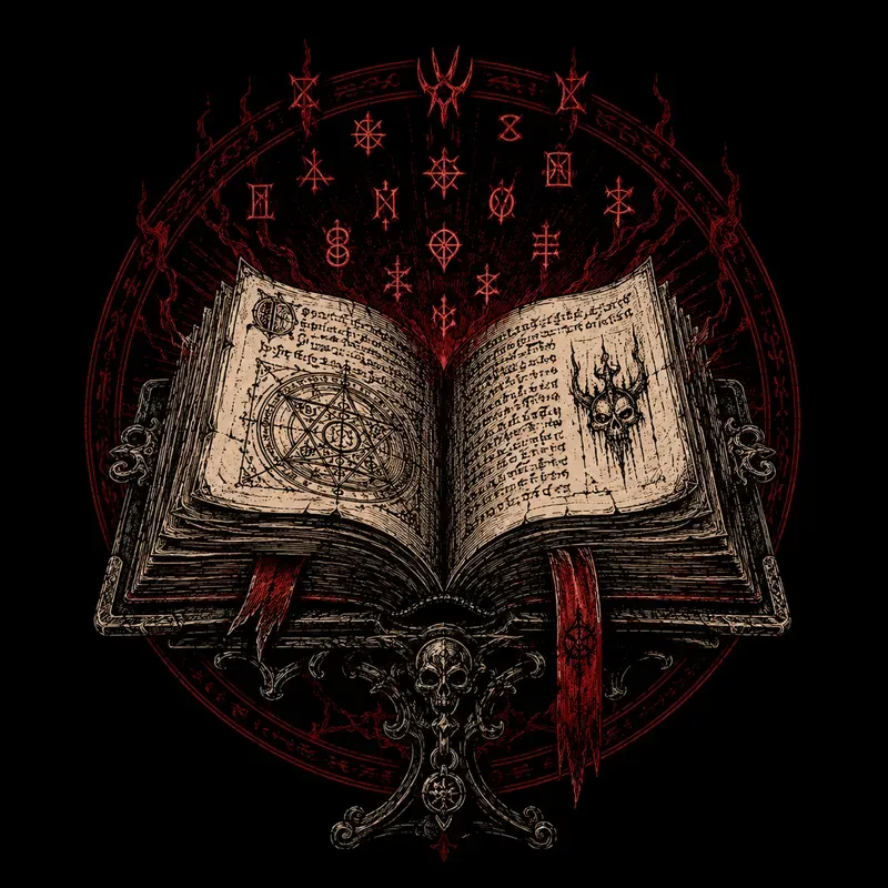 Dark Fantasy Woodcut Illustrations