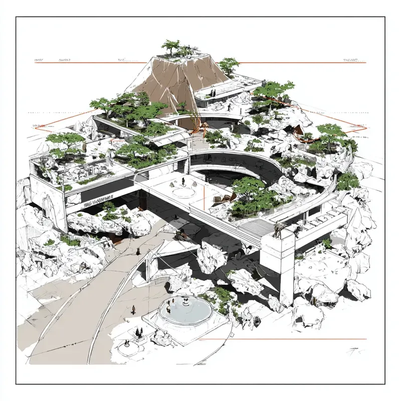 City Mech Megastructure Urban Blueprints