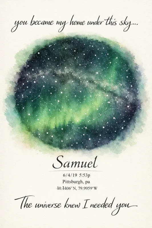 Mothers Day Star Map Gifts