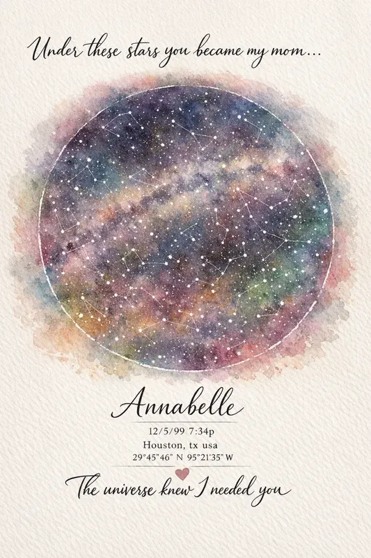 Mothers Day Star Map Gifts