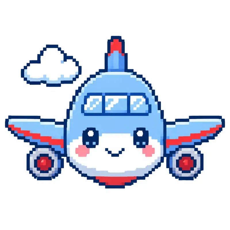 Pixel Art Cute Icons Retro