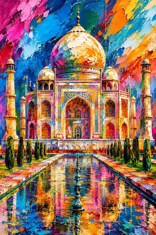 Contemporary Abstract Landmark Art
