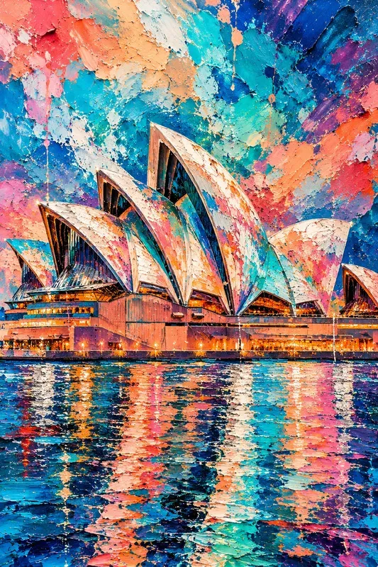 Contemporary Abstract Landmark Art