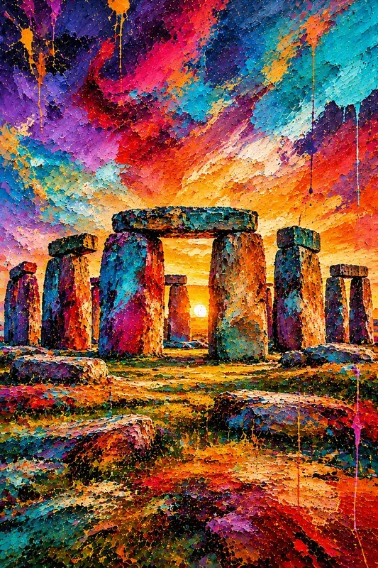 Contemporary Abstract Landmark Art
