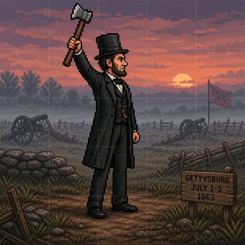 Retro Game Pixel Character Art