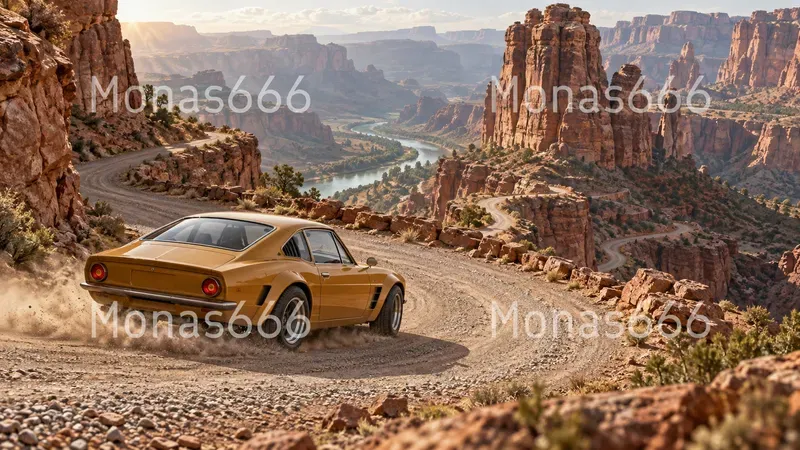 Cinematic Vehicle Action Stills