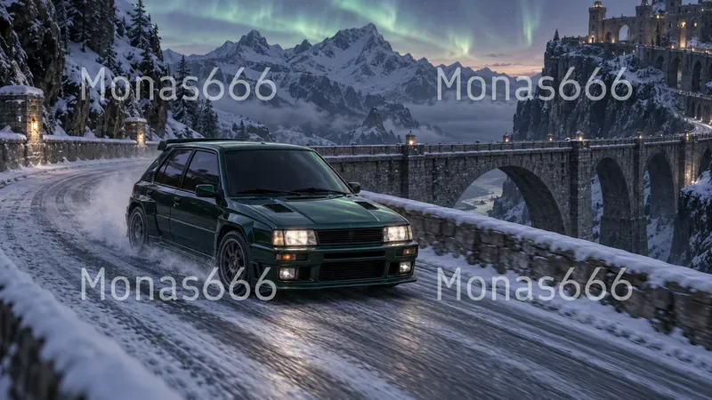 Cinematic Vehicle Action Stills