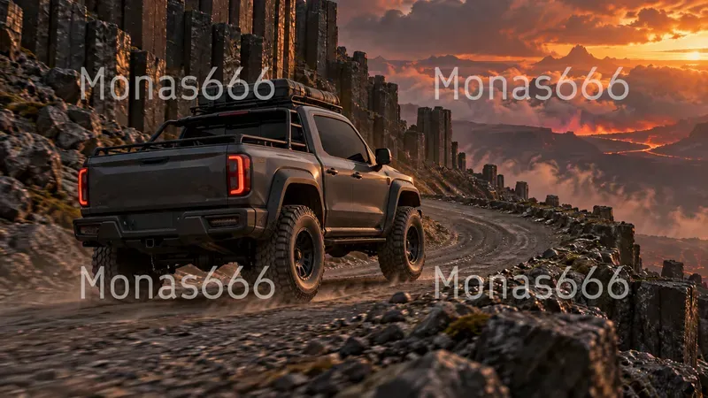 Cinematic Vehicle Action Stills