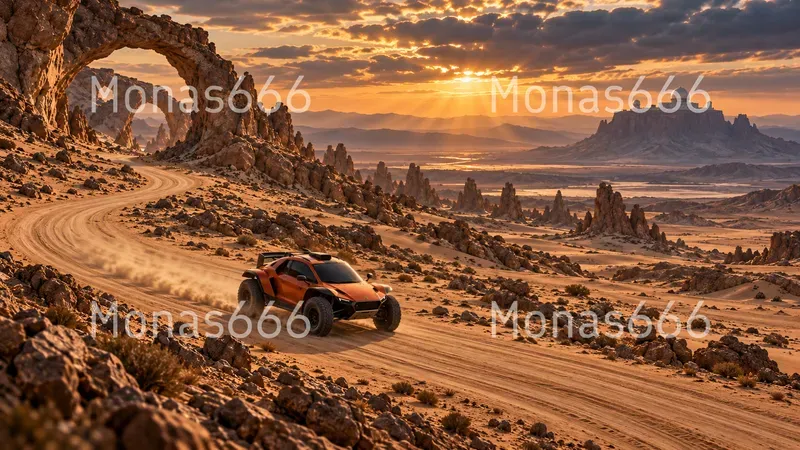 Cinematic Vehicle Action Stills