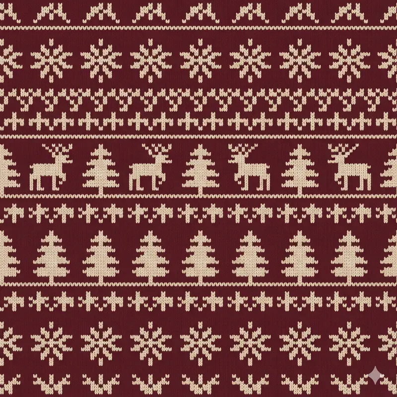 Christmas Nordic Knit Patterns