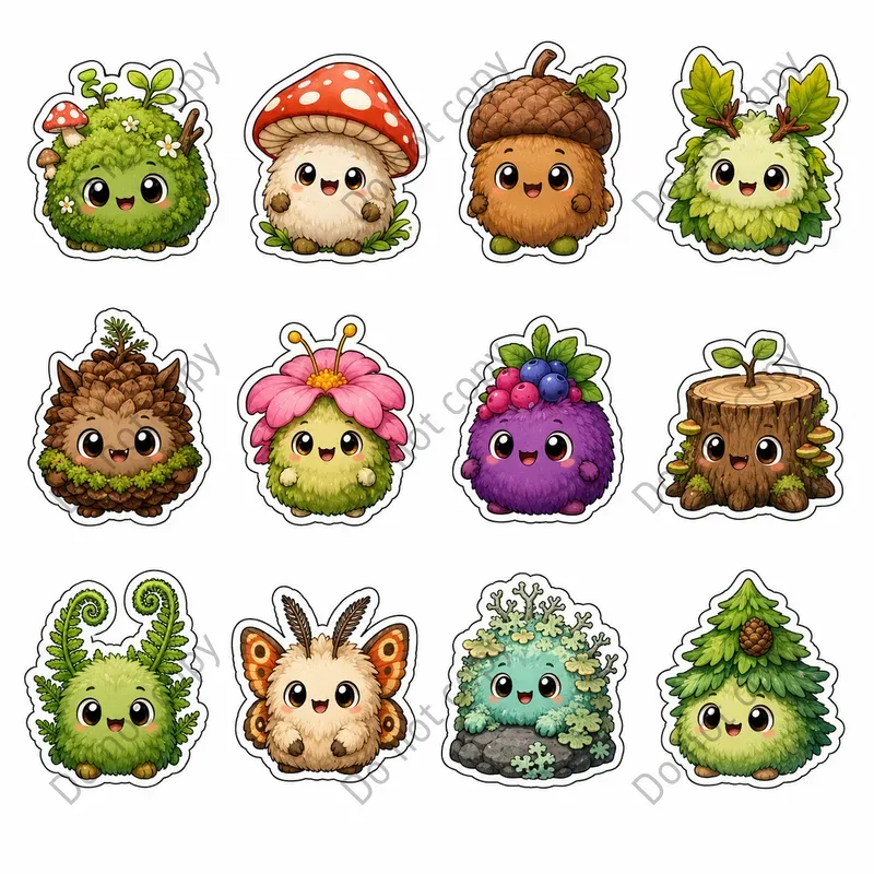 Cute Monster Sticker Sheets