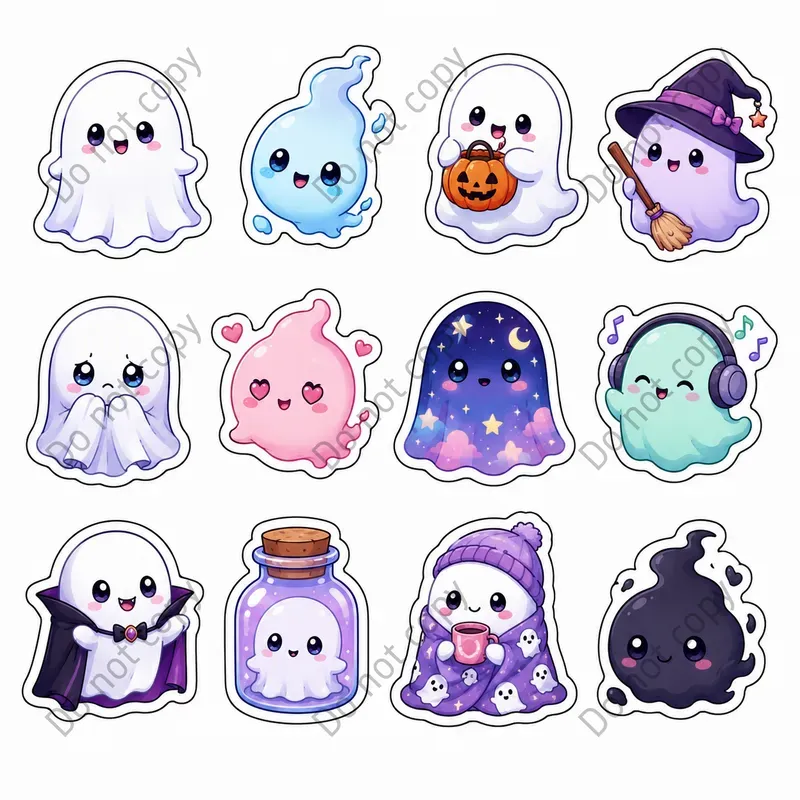 Cute Monster Sticker Sheets