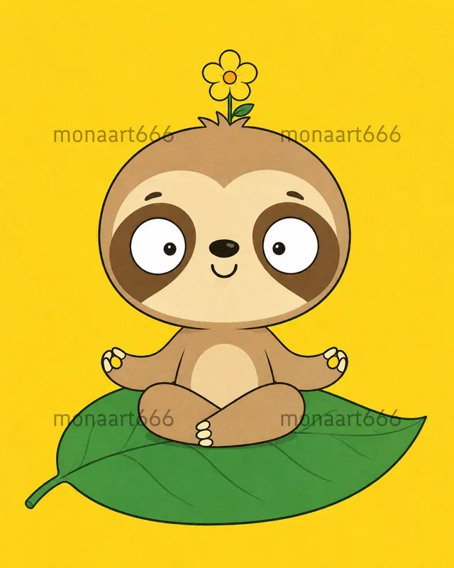 Minimalist Wideeyed Whimsical Critters