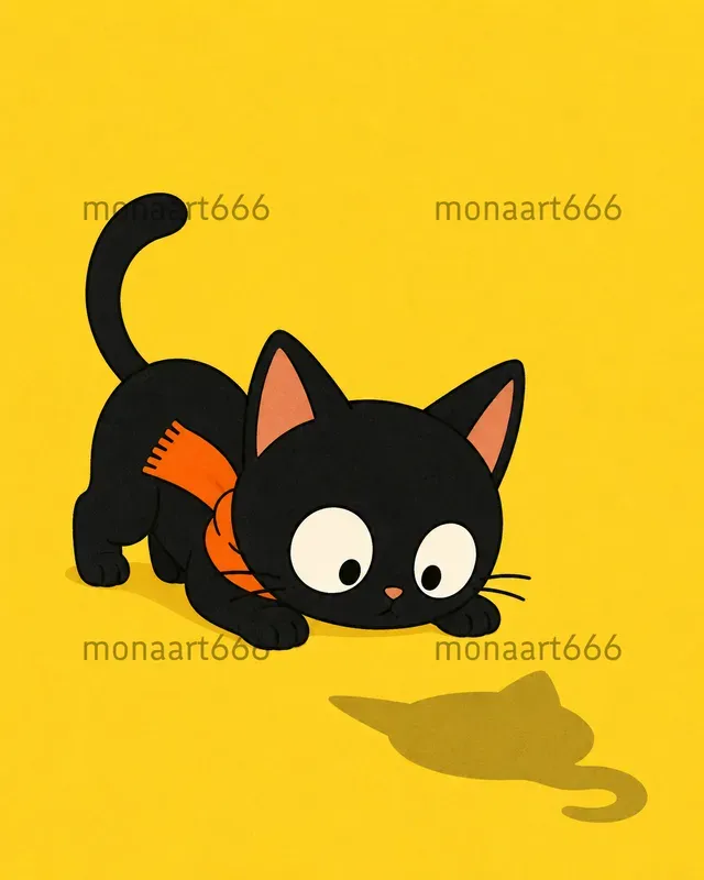 Minimalist Wideeyed Whimsical Critters