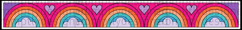 Bright Washi Tape Strips