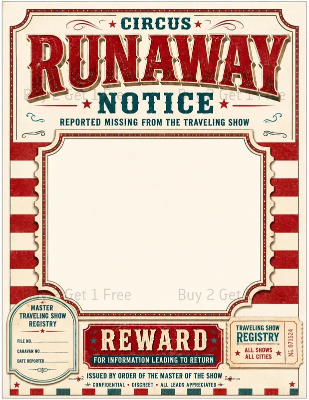 Western Wanted Poster Printables