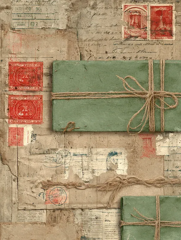 Vintage Shipping Postal Ephemera Sheets