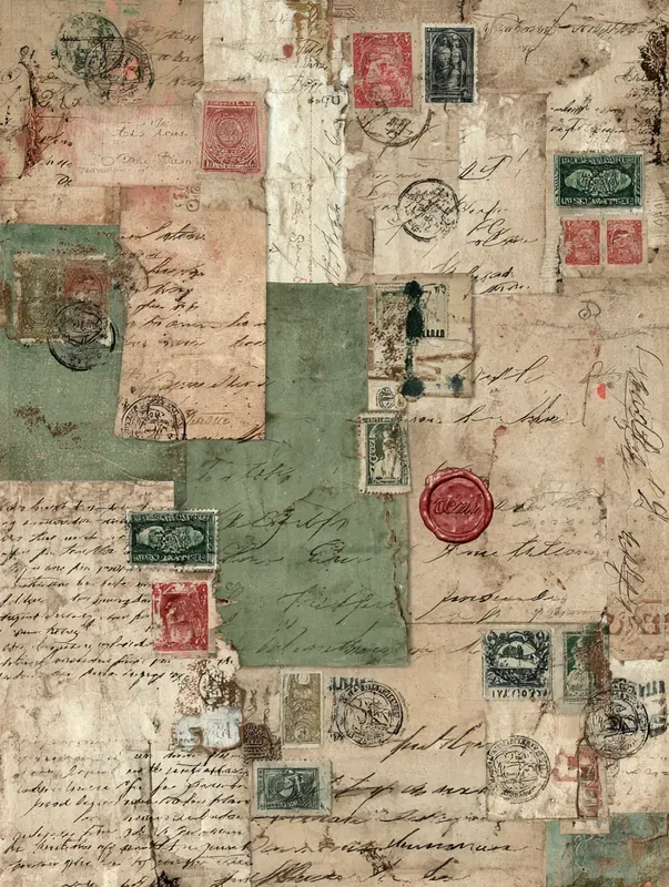 Vintage Shipping Postal Ephemera Sheets