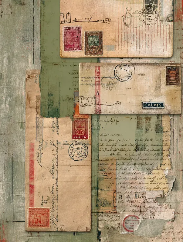 Vintage Shipping Postal Ephemera Sheets