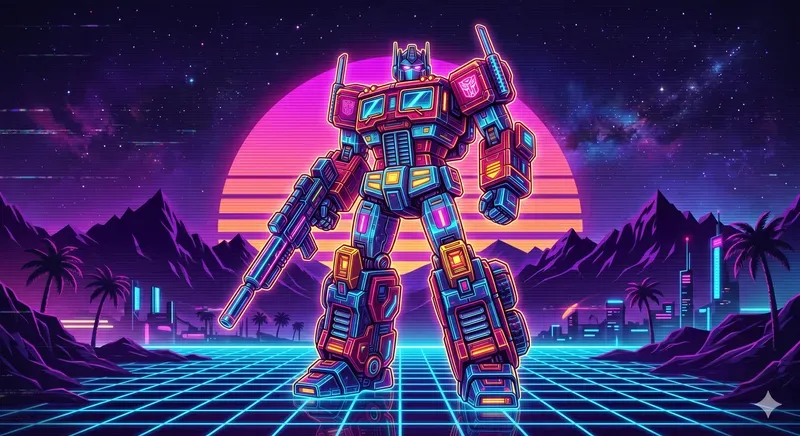 Retro 80s Synthwave Outrun