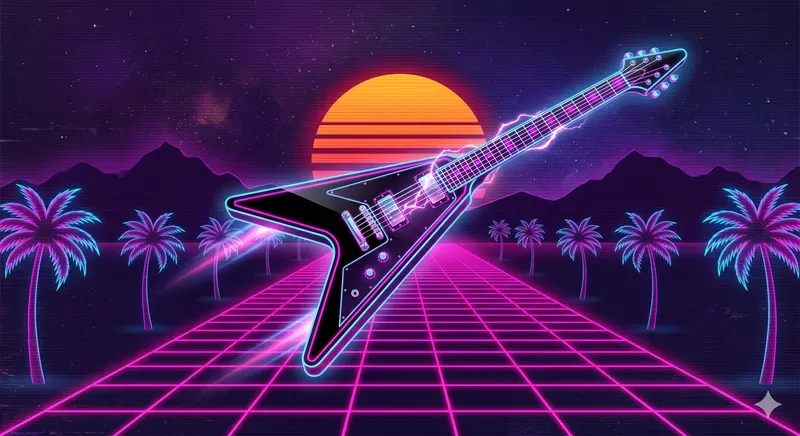 Retro 80s Synthwave Outrun