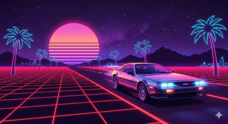 Retro 80s Synthwave Outrun