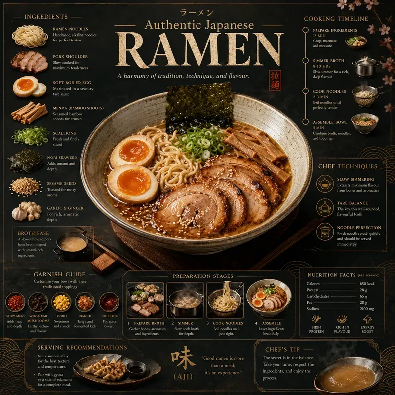Gourmet Food Infographic Kits