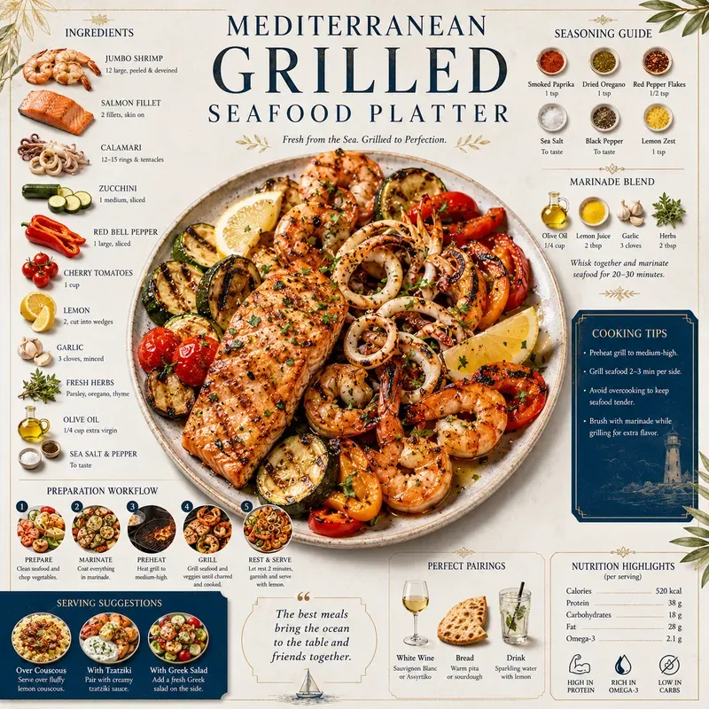 Gourmet Food Infographic Kits