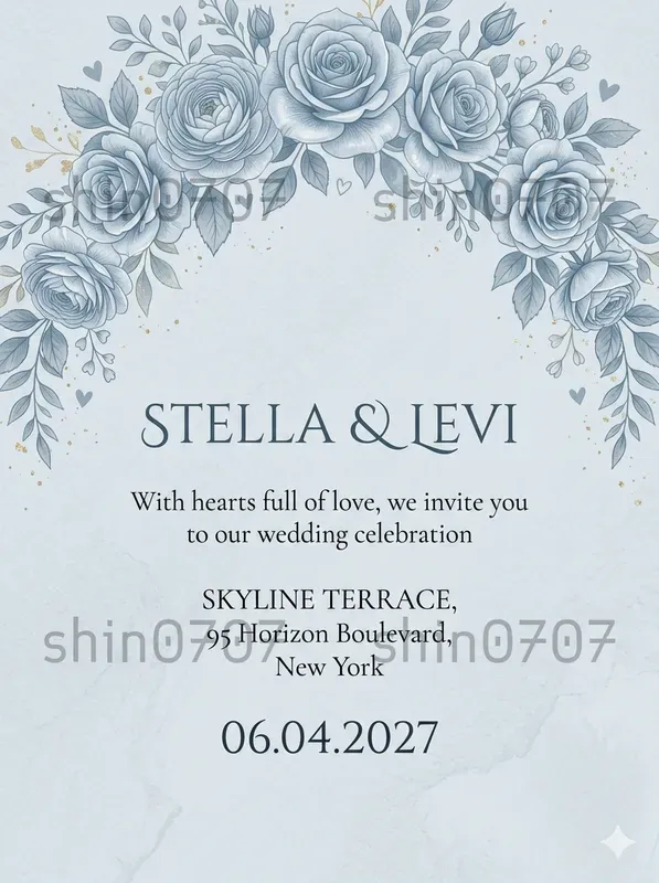 Customized Wedding Invitation Cards
