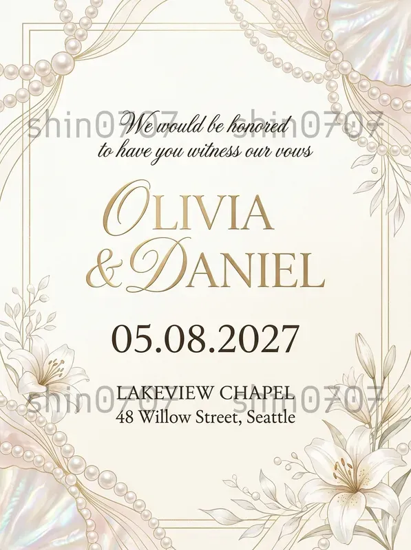 Customized Wedding Invitation Cards