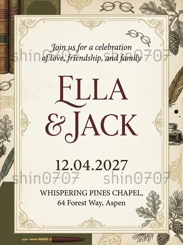Customized Wedding Invitation Cards