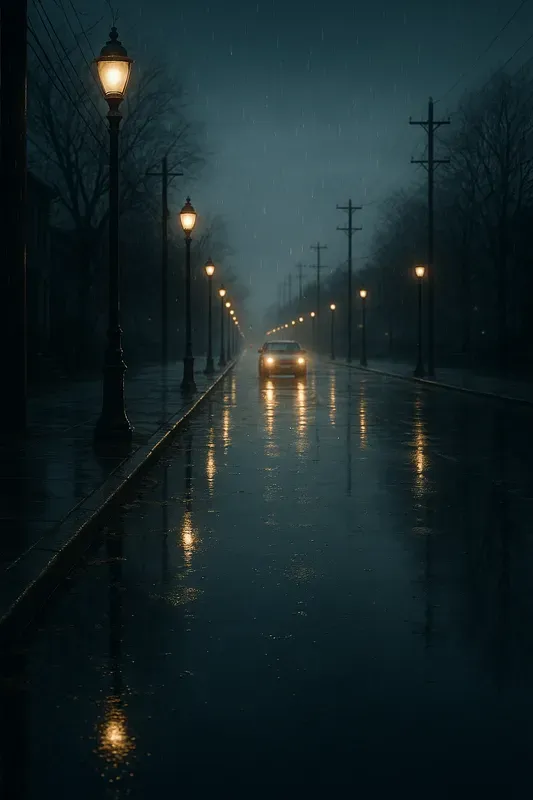 Dramatic Rainy Street Scenes