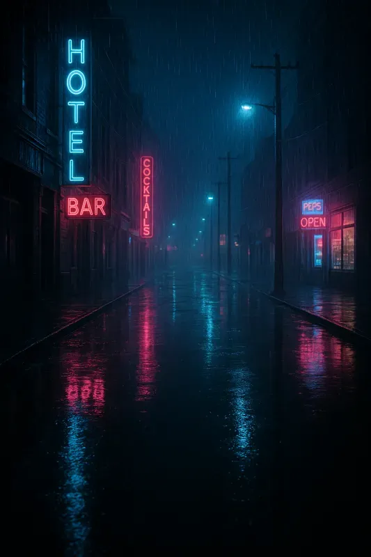 Dramatic Rainy Street Scenes