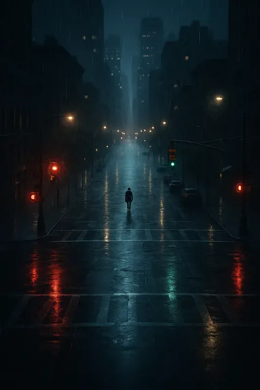 Dramatic Rainy Street Scenes