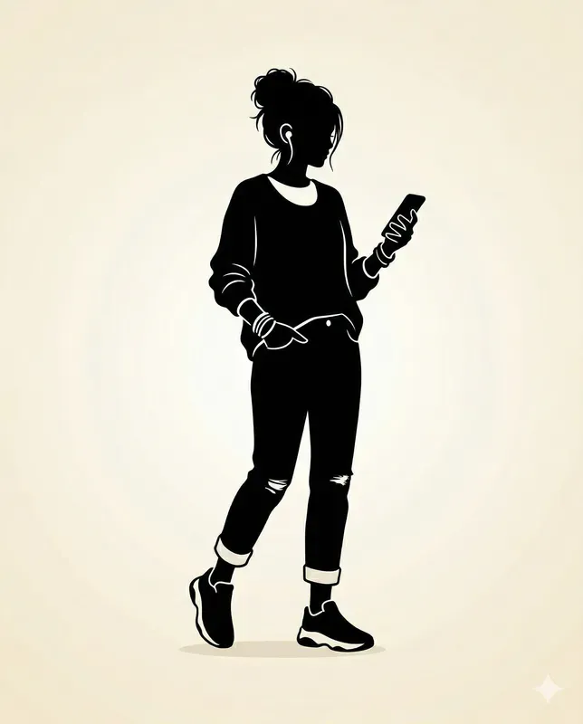 Minimal Silhouette Characters