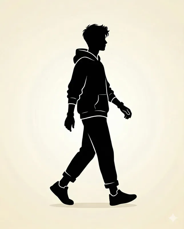 Minimal Silhouette Characters