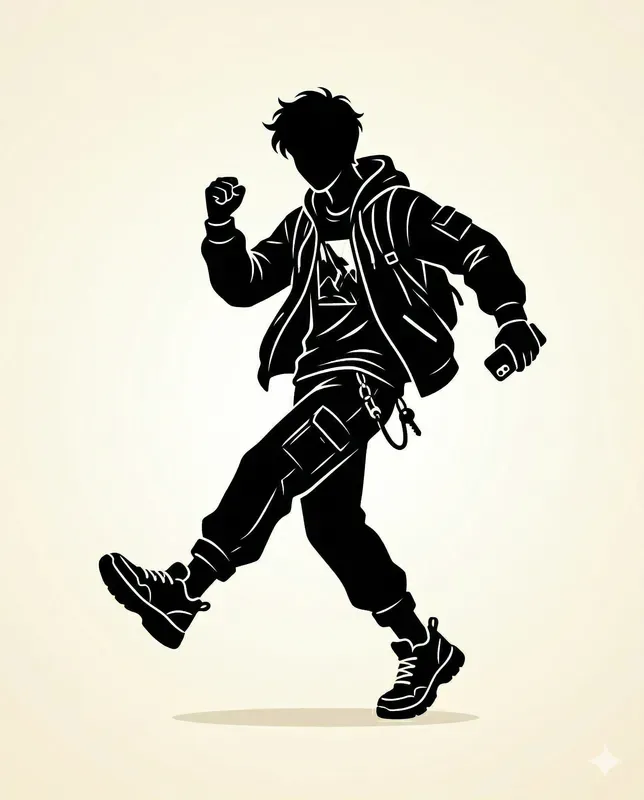 Minimal Silhouette Characters