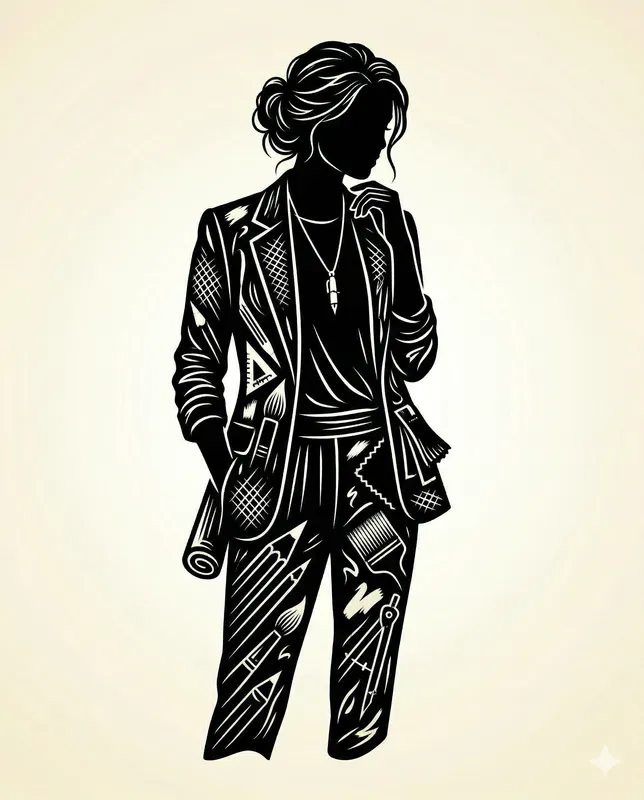 Minimal Silhouette Characters