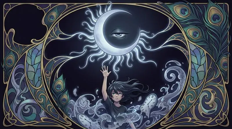 Surrealist Art Nouveau Anime