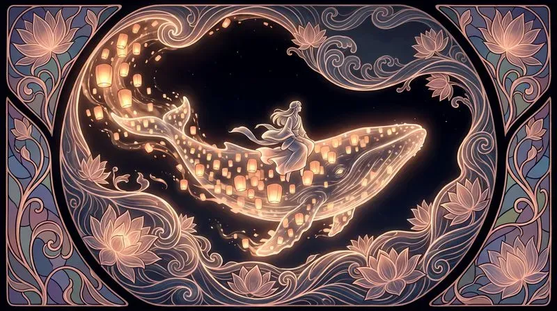 Surrealist Art Nouveau Anime