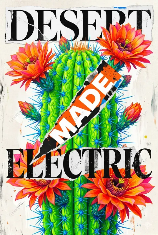 Surreal Pop Botanical Collage Art