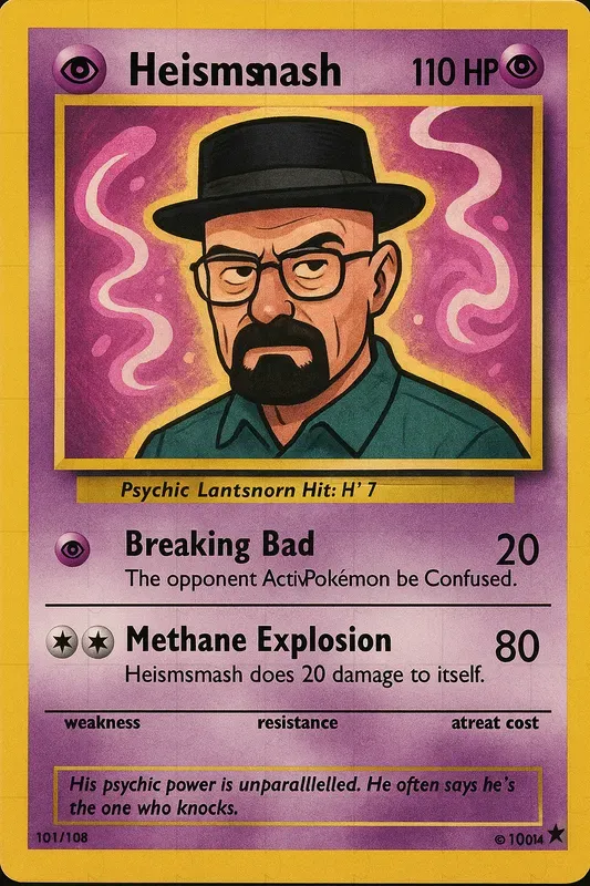 Pokemon Parody Cards