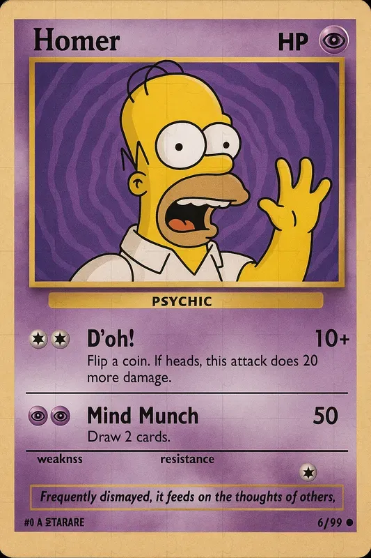 Pokemon Parody Cards