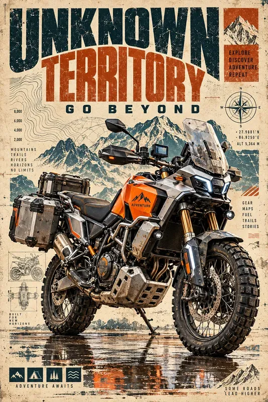 Vintage Motorcycle Posters