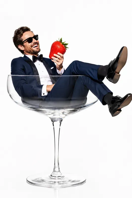 Surreal Giant Cocktail Portraits