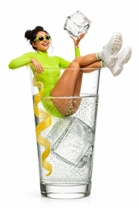 Surreal Giant Cocktail Portraits